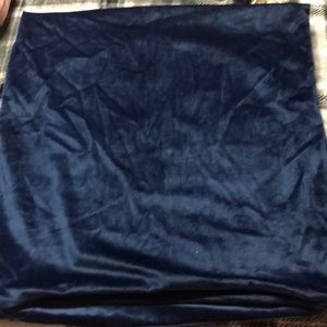 Blue pillow case 17 width 17 length